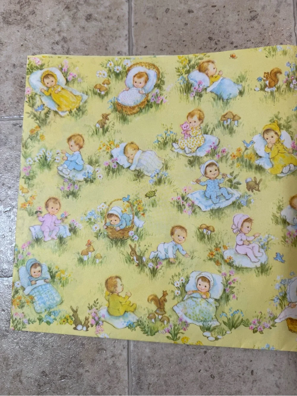 5 Vintage Wrapping Paper Sheets Lot 1980’s/90’s